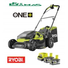 TOSAERBA 18V. RYOBI IBRIDO TAGLIO 37 CM. ART. RY18LMH37A-250 (2 x 5.0 Ah)